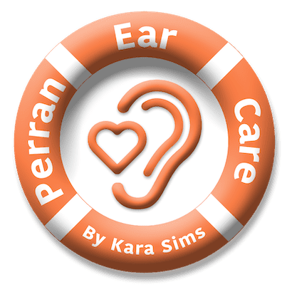 Perran Ear Care Logo - by Kara Sims, Perranporth