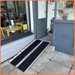 Perran Ear Care ramp for wheelchairs, scooters, puch chairs, buggies, prams